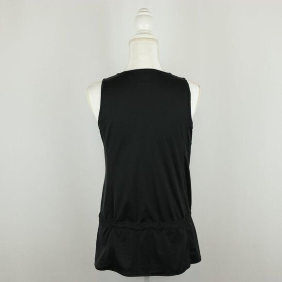 REI Women's Small Black Drawstring Waist Scoop Neck Quick Dry Tank Top - Picture 4 of 8